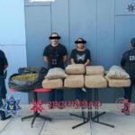SSPH detiene a pareja que trasladaba 72 kilos de marihuana