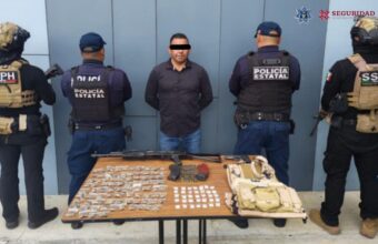 SSPH asegura generador de violencia en la región de Tula; armado y con droga