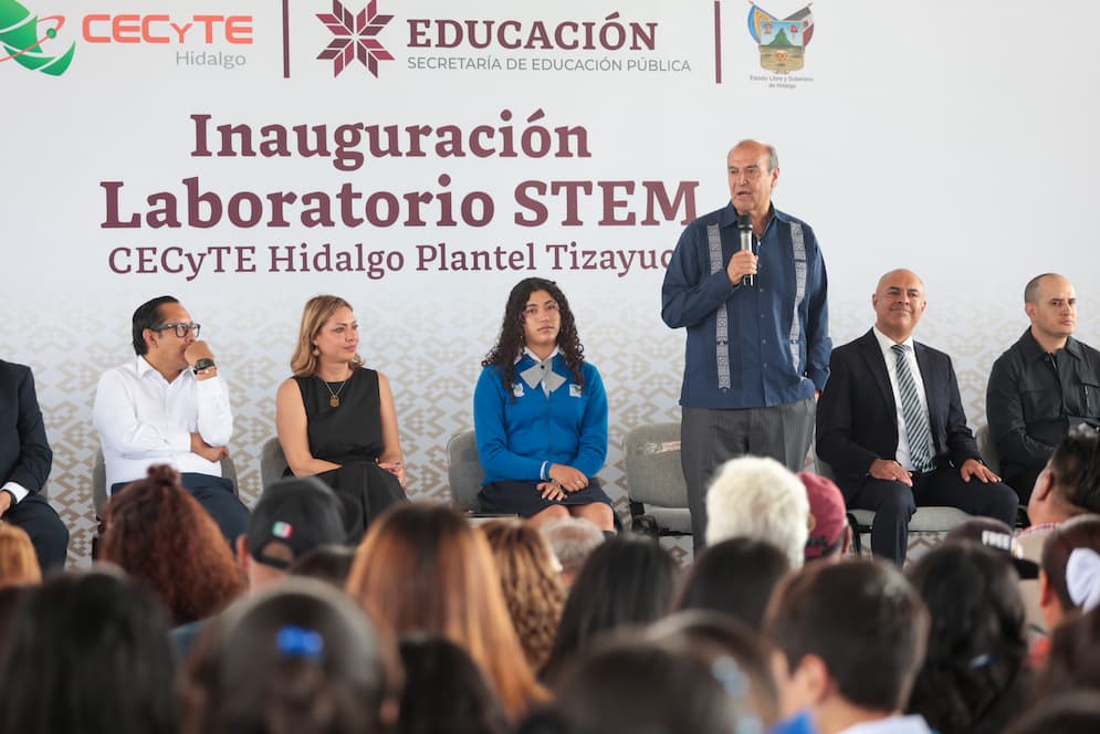 Hidalgo fortalece al CECYTEH con nuevas carreras y laboratorio STEM en Tizayuca