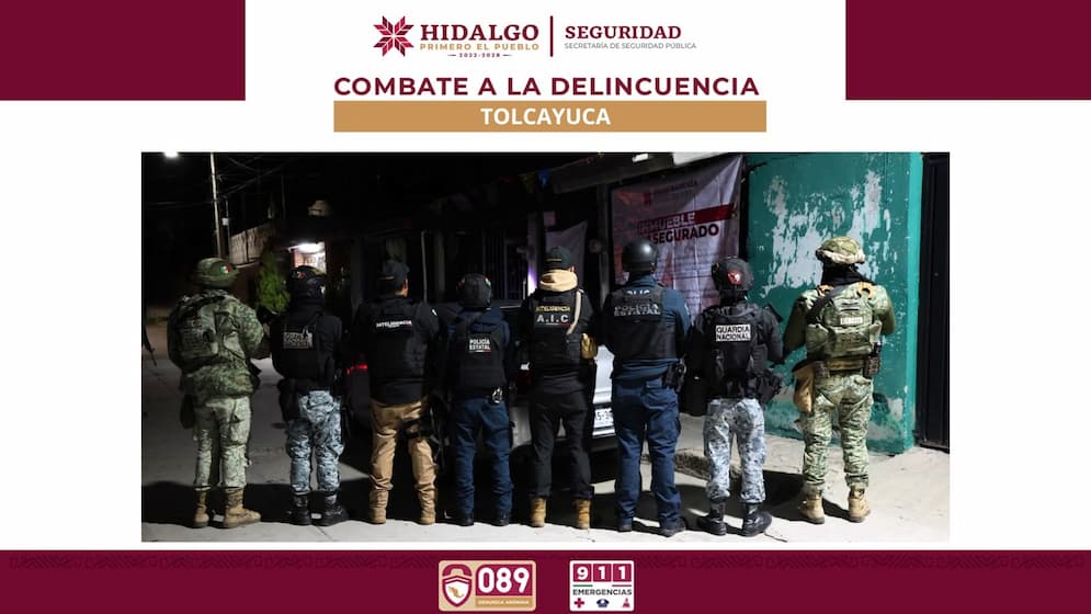 SSPH desarticula punto de narcomenudeo en Tolcayuca y asegura a una mujer reincidente