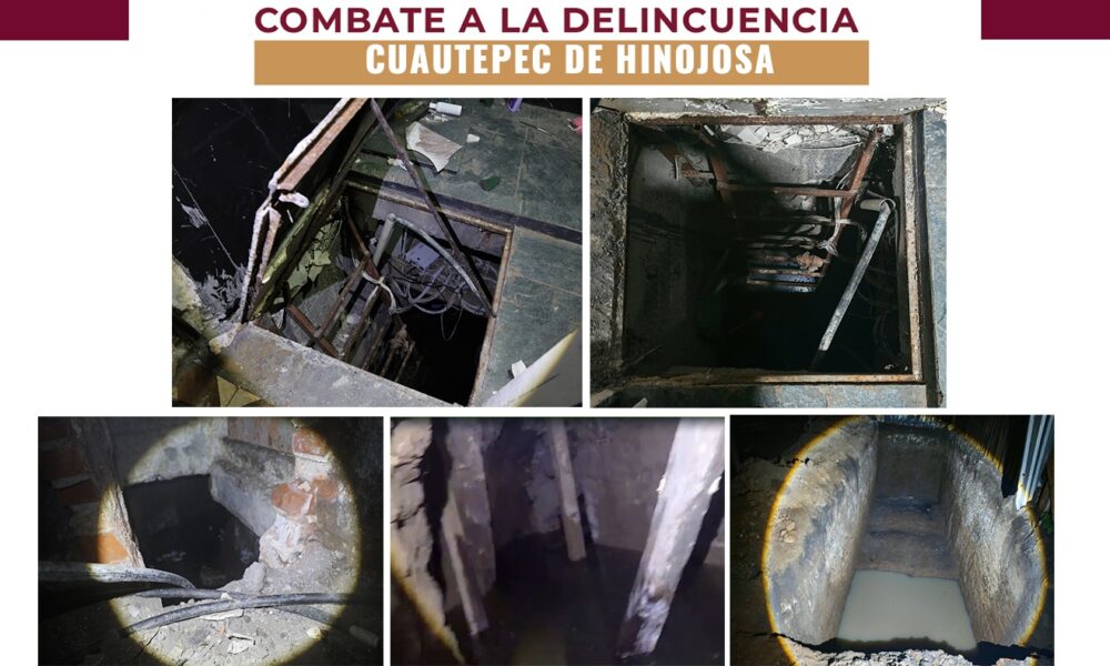 SSPH desmantela laboratorio clandestino y descubre túnel en Cuautepec