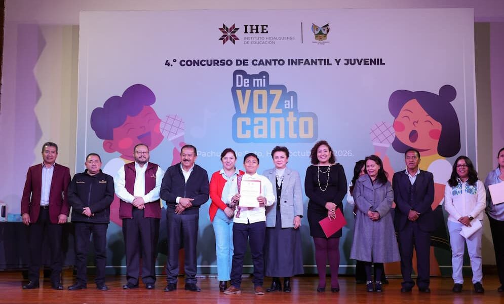 Premia SEPH el talento estudiantil en el 4.º Concurso de Canto “De mi Voz al Canto”