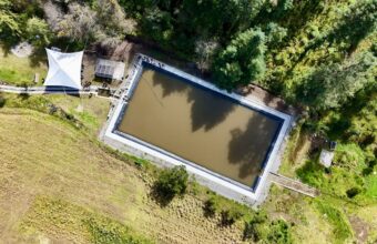Entrega Saderh olla de captación en Mineral del Monte para impulsar el sector pecuario
