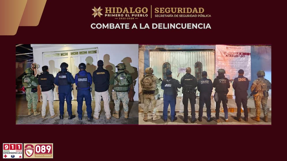 Detienen a 7 personas con dosis de narcóticos en Zempoala y Tulancingo