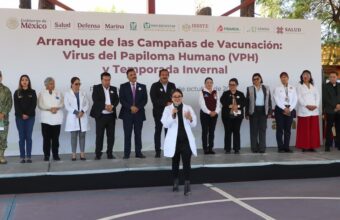 Salud y SEPH coordinan jornada de vacunación en Hidalgo