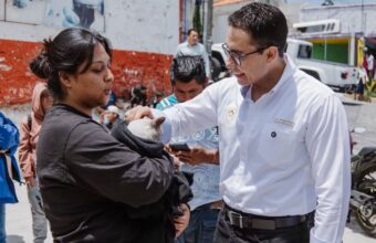 En Pachuca, Jorge Reyes impulsa acciones preventivas con vacunación antirrábica
